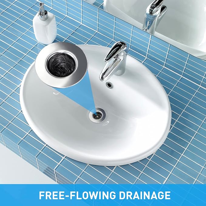 2PCS Bathroom Sink Drain Strainers, Drainer Filter, Fit - Image 6