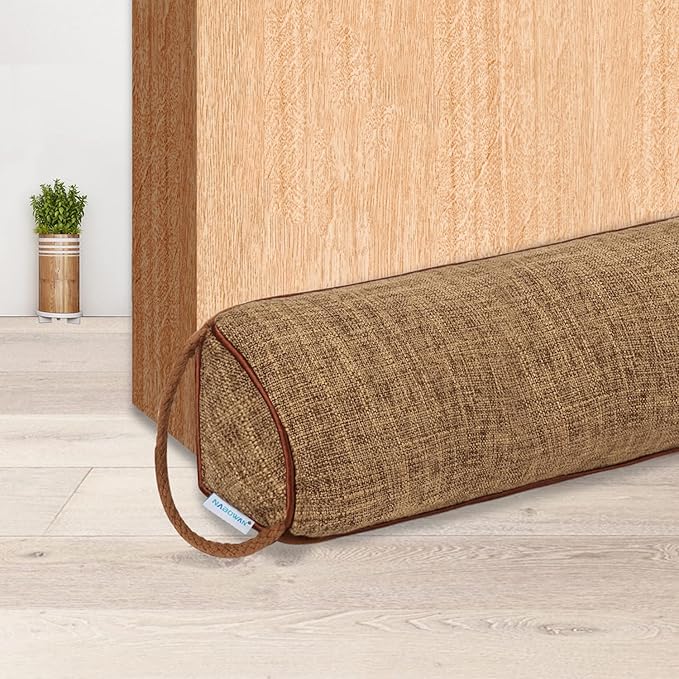 NABOWAN 38" Weighted Under Door Draft Stopper -Triangular Door Draft Blocker by NABOWAN