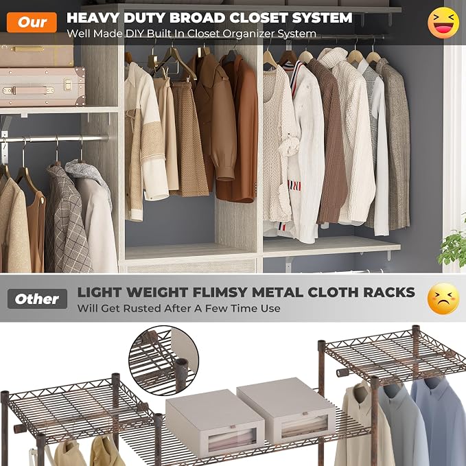 Armocity 5FT Small Closet System - Image 3