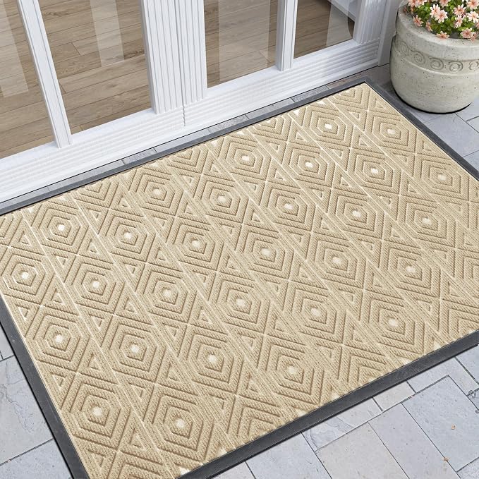 Yimobra Door Mat, Outdoor Indoor Entrance Welcome Mat, Heavy Entry Front Door by Yimobra