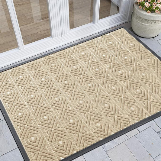 Yimobra Door Mat, Outdoor Indoor Entrance Welcome Mat, Heavy Entry Front Door by Yimobra