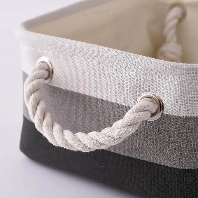 Small Storage Baskets for Shelves, Fabric Storage Baskets for Closet, - Image 7
