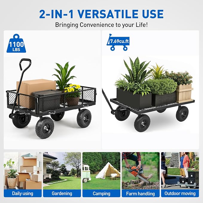Yesker Steel Garden Carts - Image 6