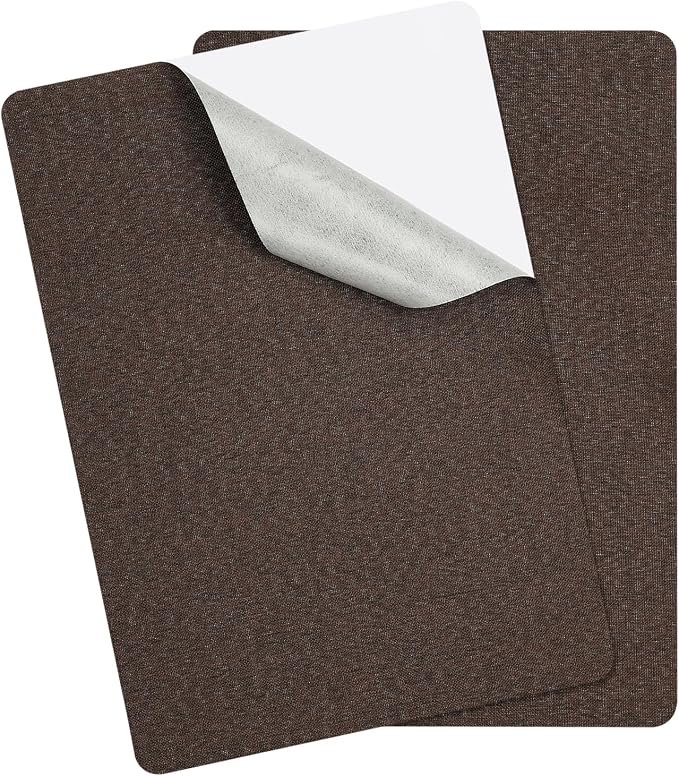 PATIKIL 8x11 Inch Linen Repair Patches, Dark Brown by PATIKIL