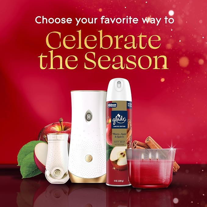 Glade PlugIns Refills Air Freshener, Warm Apple & Spices, Scented and Essential - Image 8