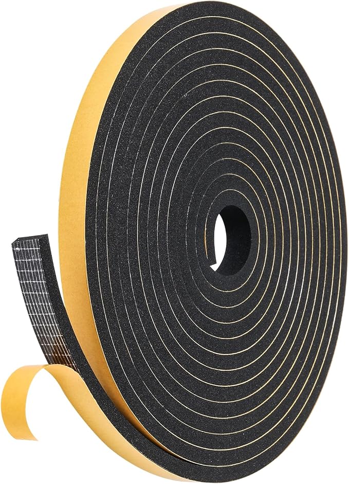 Weather Stripping Door Seal Strip, Strong Adhesive, Lightproof, Soundproof by Amzjjle