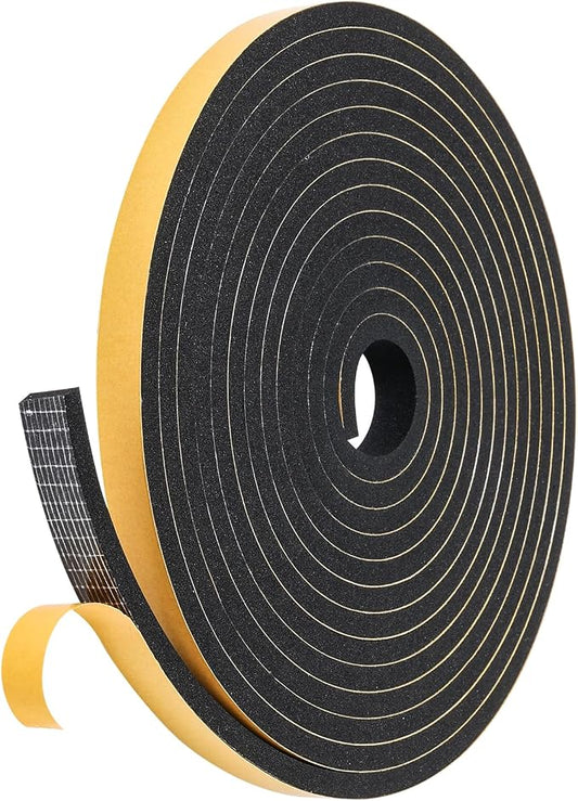 Weather Stripping Door Seal Strip, Strong Adhesive, Lightproof, Soundproof by Amzjjle
