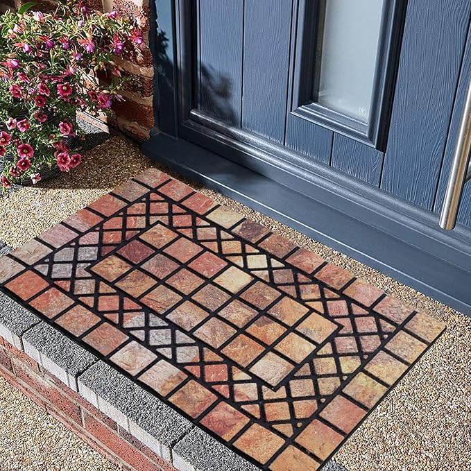 CHICHIC Welcome Door Mat 18 x 30 Inch Front Doormat Outdoors - Image 9