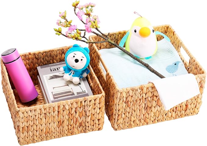 HOONEX Water Hyacinth Storage Baskets - Image 3