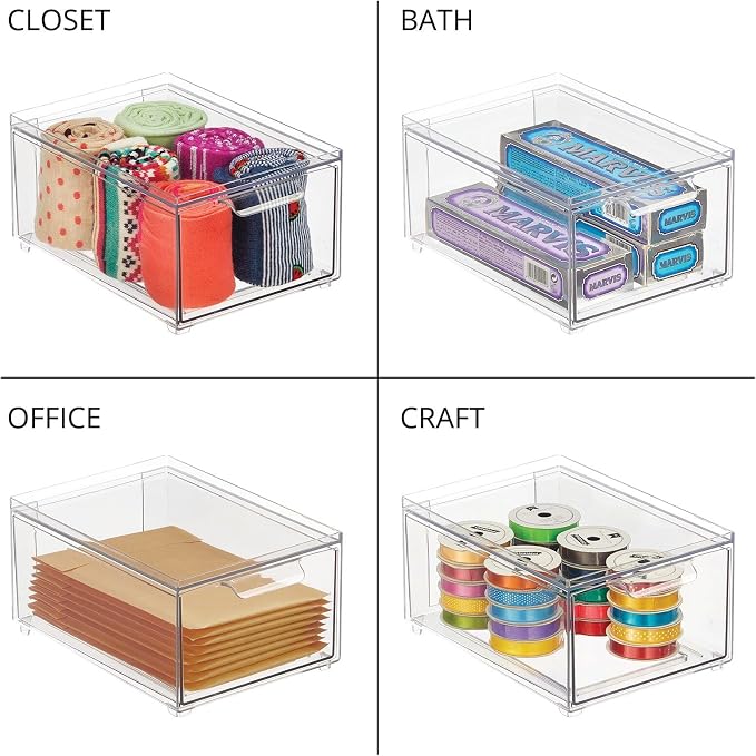 Clarity Pantry Stacking Drawer 8 x 6 x 4 M8 - Image 7