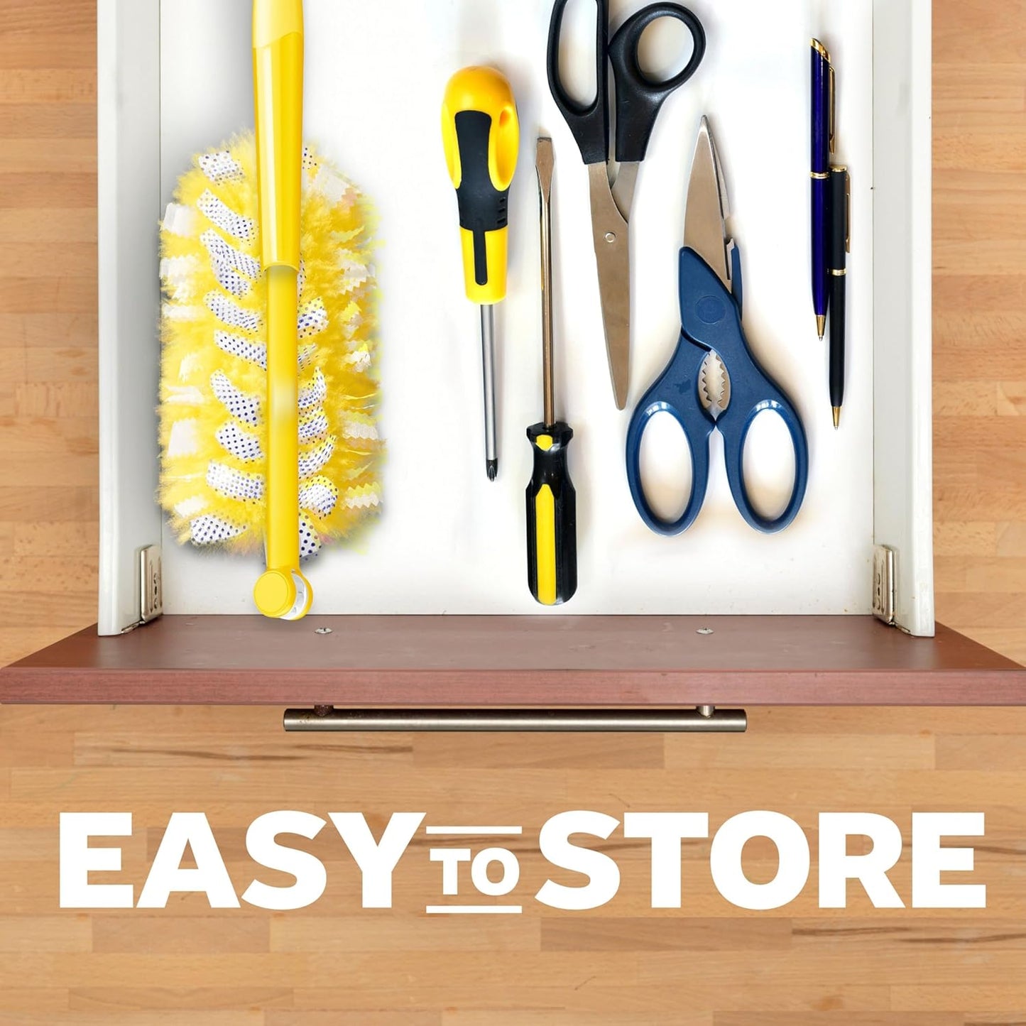 Swiffer Duster Kit with 3 ft Extendable Handle, Heavy Duty Dusting Starter Kit with 3 Refills, for Ceiling Fans, Vents and Hard to Reach Places