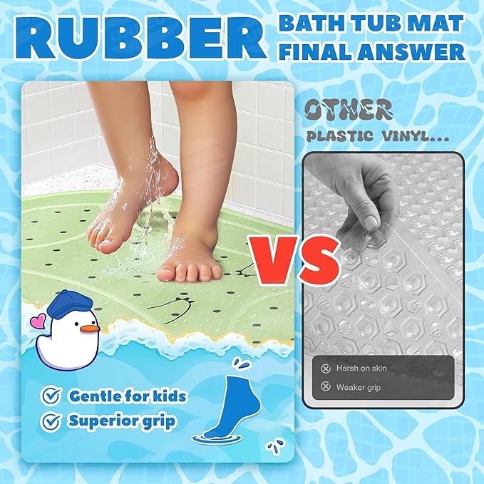 UNEEDE Dinosaur Kids Bathtub Mat - Image 2