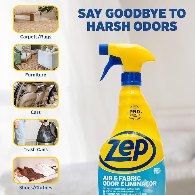 Zep Air and Fabric Odor Eliminator - 32 oz ZUAIR324 - Refresh Your Home - Image 6