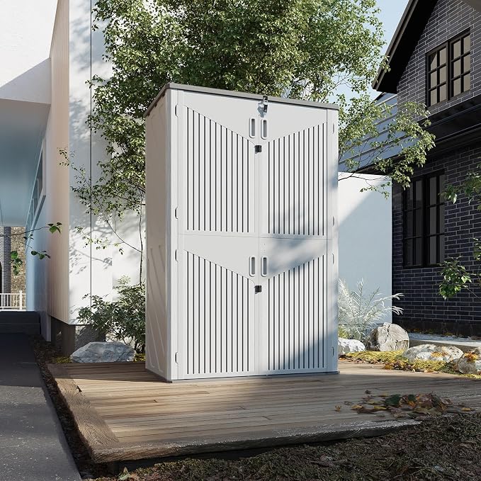 Aoxun 64 Cu.Ft Outdoor Storage Shed - Image 8