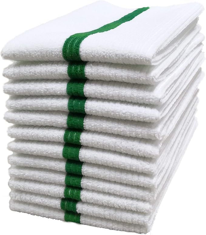 POLYTE Microfiber All-Purpose Ribbed Terry Bar Mop Towel by Polyte