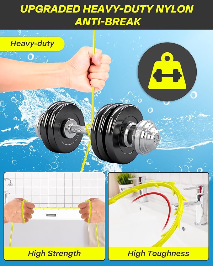 35inch Drain Clog Remover, Drain Cleaner Hair Clog Remover - Image 4