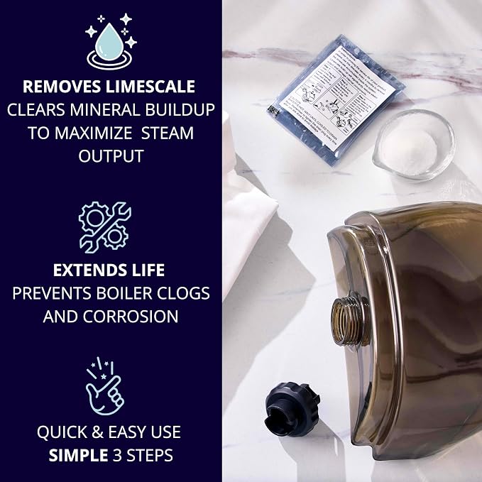 Garment Steamer Descaling Solution Decalcifier Packets - Image 6