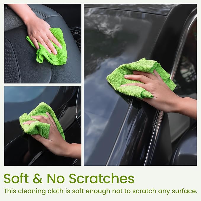 Greenfound Microfiber Cleaning Cloth Roll -80 Pack, Tear Away Towels, Reusable - Image 5