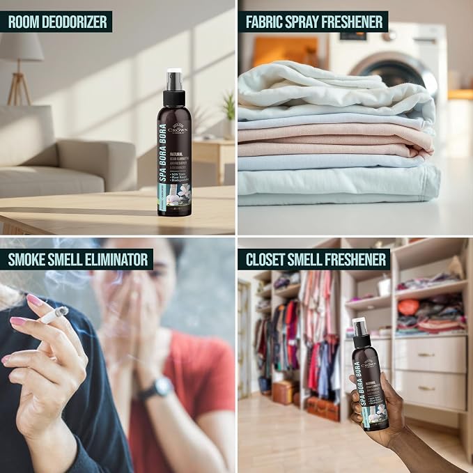 Non-Toxic Odor Eliminator, Natural Sandalwood & Patchouli Air Freshener Spray - Image 5