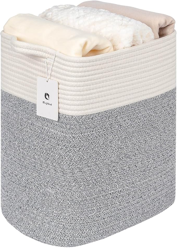 Medium and Large Woven Basket//With Handle, Used - Image 3