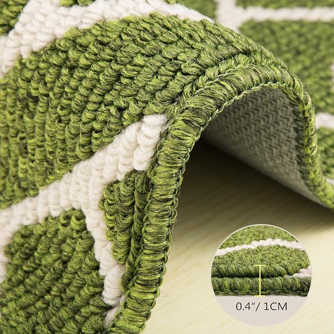 hicorfe Indoor Doormat, Front Back Door Mat Rubber Backing Non Slip Door Mats - Image 3