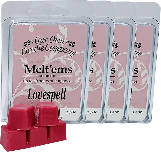 Our Own Candle Company Premium Wax Melt, Lovespell Scent, 6 Cubes, 2.4 oz - Image 2