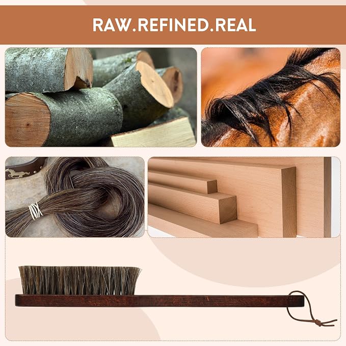 100% Horsehair Upholstery Brush - Image 3