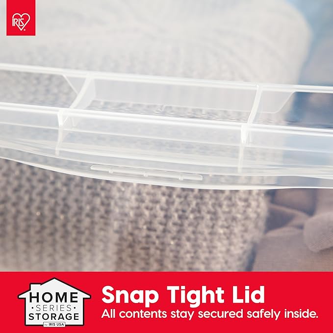 IRIS USA 6-Pack Storage Bins - Image 5