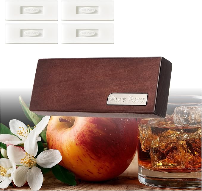 4 Refreshing Scent Bags Wood Car Air Freshener Vent Clip- Natural Scent Diffuser - Image 2