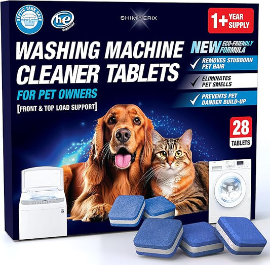 Washing Machine Cleaner Tablets by SHIMMERIX