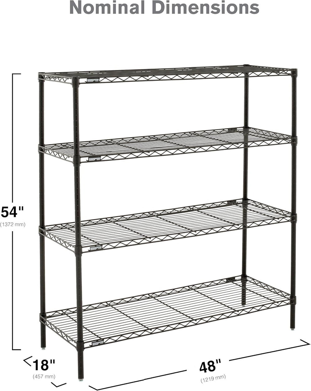 Metro Professional's Choice Commercial-Grade NSF Shelving Unit - Multipur...