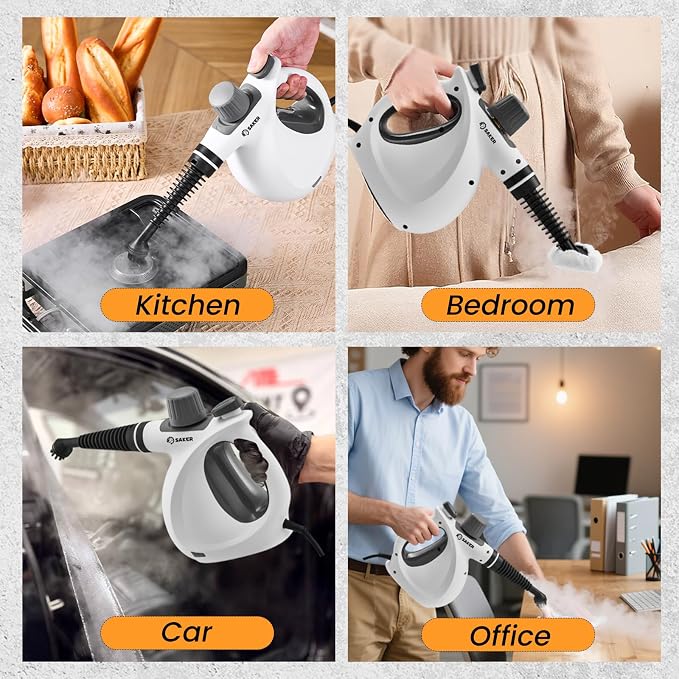 Saker Handheld Steam Cleaner New, Portable Steam Cleaner - Image 7