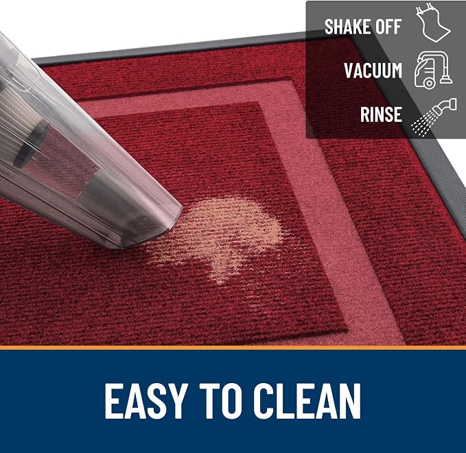 OLANLY Front Door Mat Indoor Outdoor Entrance, Waterproof All-Season, - Image 6