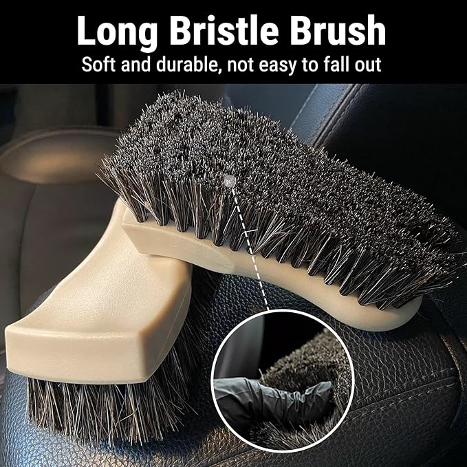 YeewayVeh Long Bristle Horse Hair Brush - Image 3