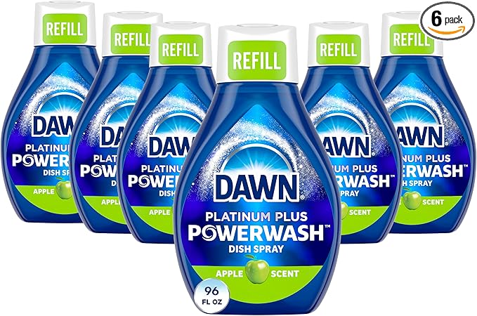 Dawn Platinum Powerwash Dish Spray, Dish Soap Cleaning Spray, Apple Scent Refill by Dawn