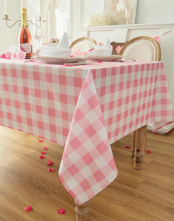 Classic Gingham Buffalo Tablecloth Fabric - Image 3