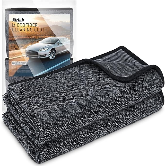Airlab Microfiber Towels for Cars Wash Drying Super Absorbent Cleaning Cloth by AirlabStudio