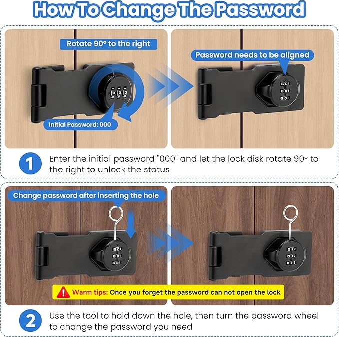 Keyless Cabinet Lock with Combination Code - Image 6