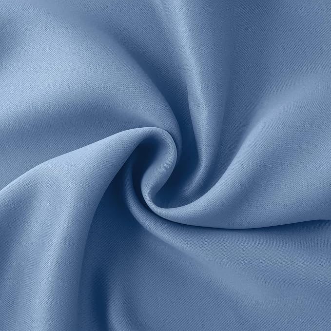 BGment Denim Blue Blackout Curtains 36 Inches Long - Image 7