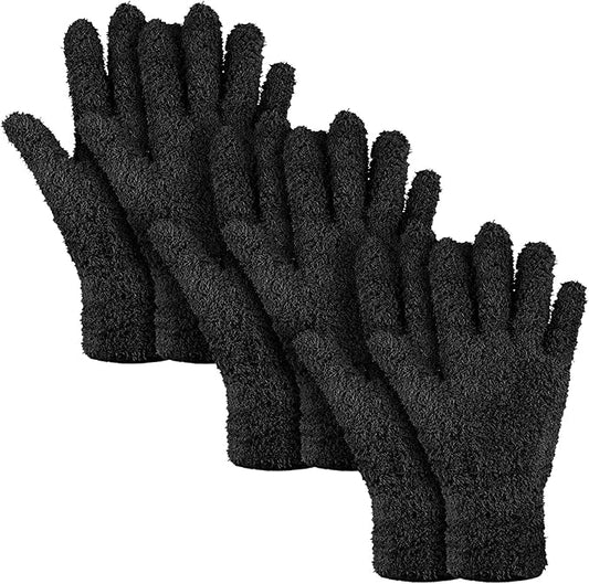 Patelai 3 Pairs Microfiber Plant Dusting Gloves Leaf Cleaning Gloves by Patelai