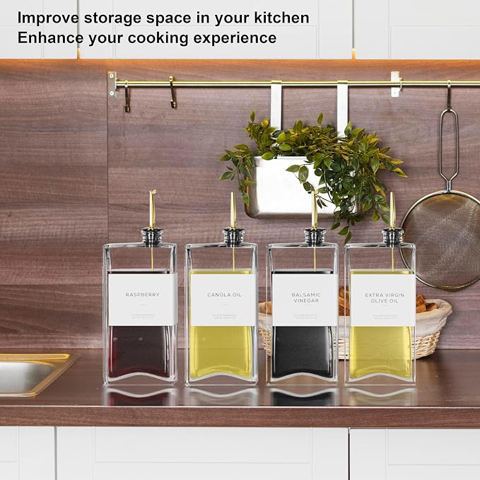 Olive Oil Dispenser for Kitchen, 16.9 oz/ 500 ml Olive Oil Dispenser Bottle - Image 7