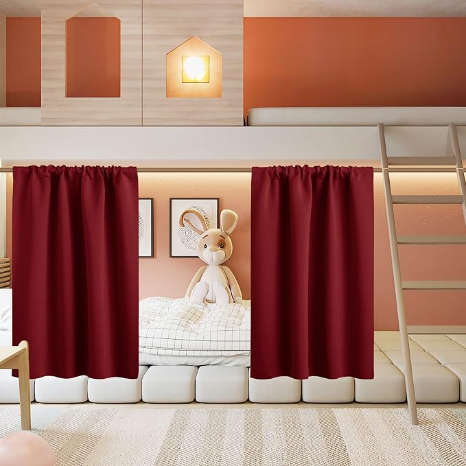 RYB HOME Small Curtains for Kitchen Window by RYBHOME