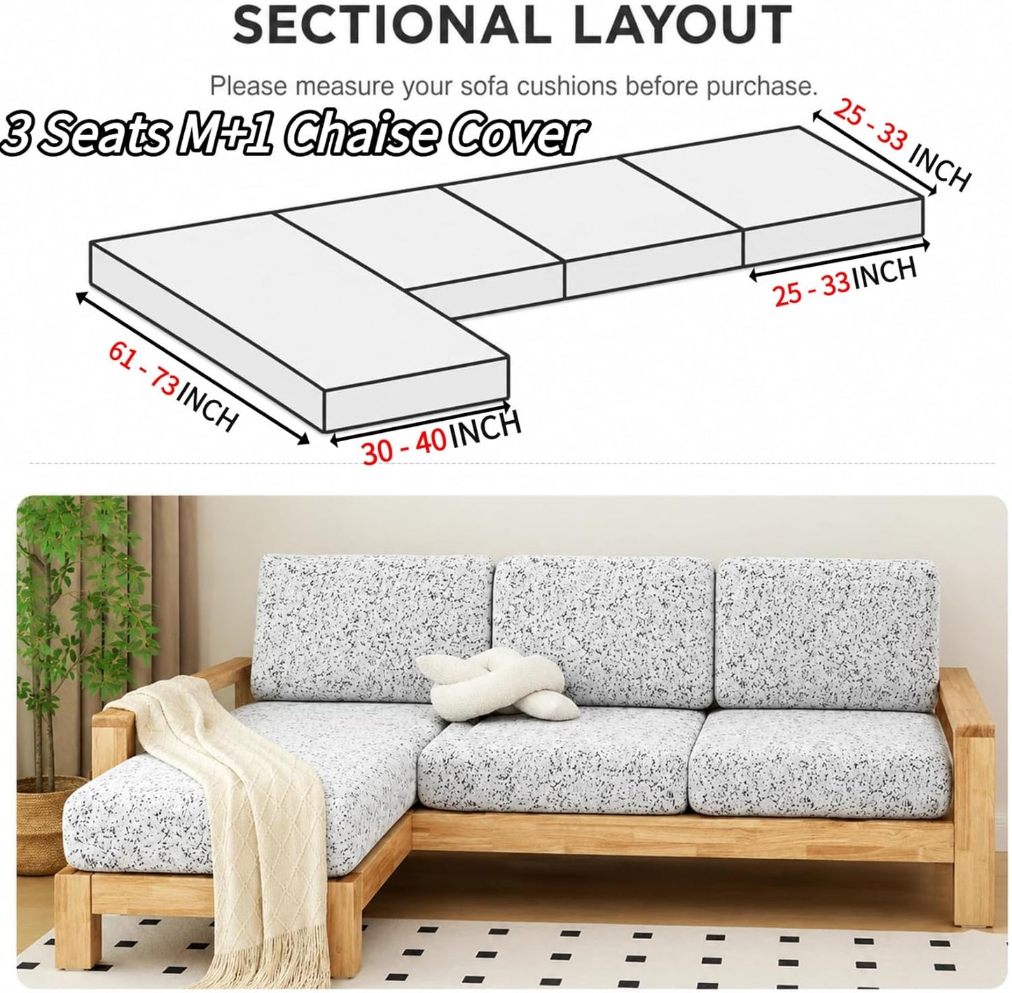 Stretch Sofa Slipcover, 2026 Upgraded Non Slip Couch Cover with Adjustable Straps, Pet Dog Cat Friendly Furniture Protector for 3 Seater, Washable for Living Room