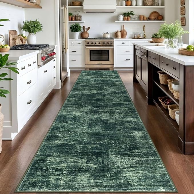 IOHOUZE Abstract Runner Rug 3x14 Ft Washable Runners - Image 2