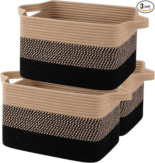 OIAHOMY Storage Basket, Woven Baskets by MasterofSpaceOptimization