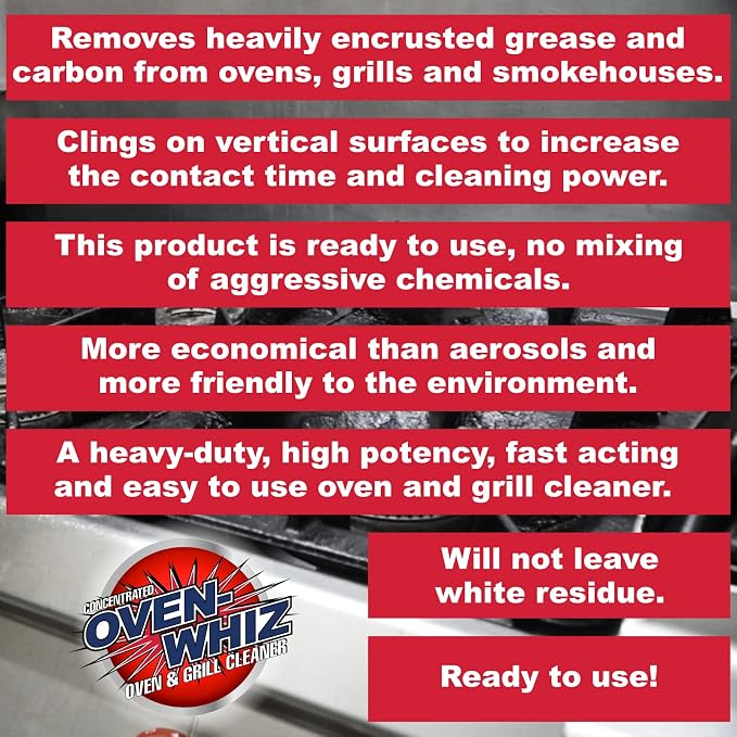1 Gallon Oven-Whiz Oven & Grill Cleaner by FryOilSaver Co., Removes Tough Stains - Image 2