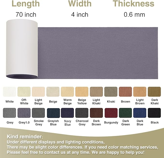 Canvas Repair Tape 4×70 Inch Waterproof Self-Adhesive Fabric Repair Patch - Image 4