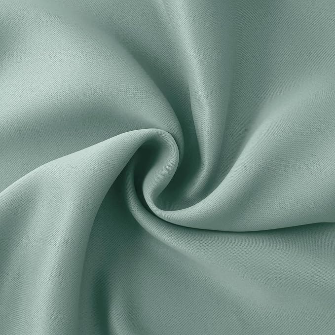 BGment Sage Green Blackout Curtains 45 Inches Long - Image 6