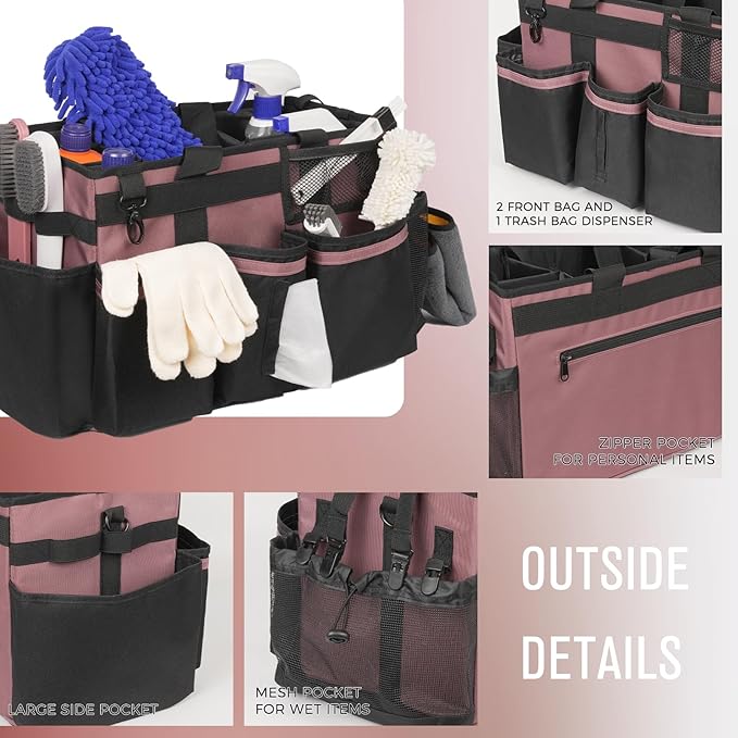 Wearable Cleaning Caddy, Cleaning Caddy Supplies Organizer - Image 3