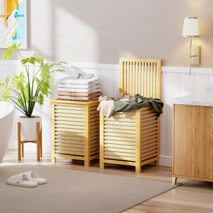 SMIBUY Double Laundry Hamper - Image 2